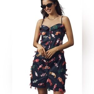 NWT Maeve by Anthropology Candy Buttondown Mini Dress Size 2